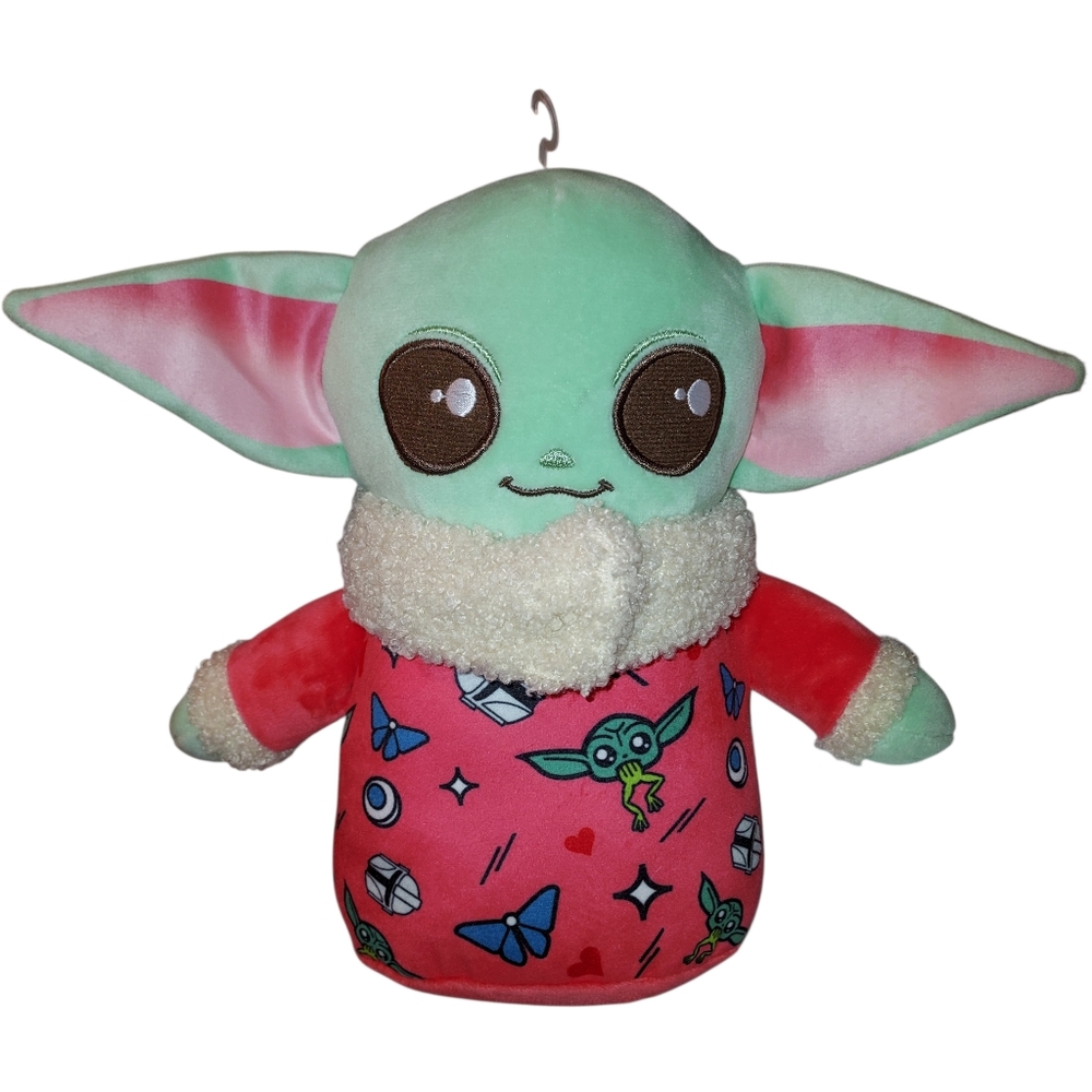 Star Wars Mandalorian Grogu Plush Disney Mattel Red Baby Yoda Collector NEW 9"